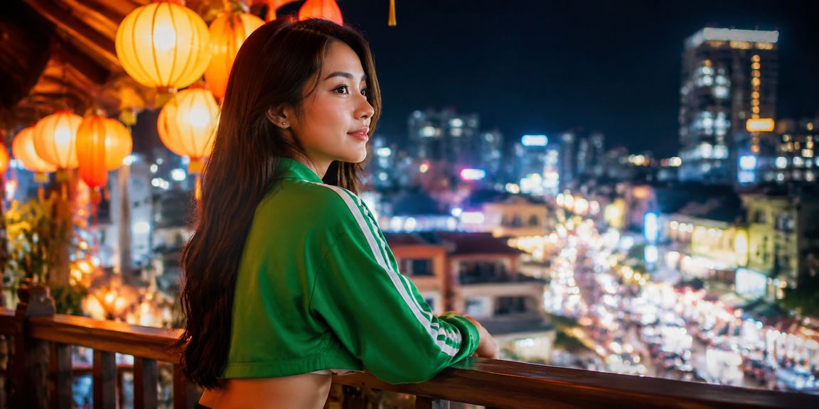 Không khí sôi động tại chợ đêm Hội An với người chơi casino trực tuyến trên điện thoại